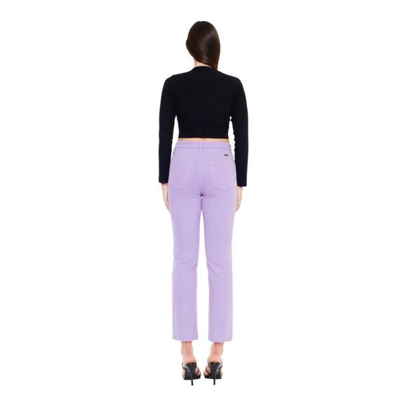 KanCan NWT Mari Ultra High Rise 90's Classic Straight Leg Lavender Jeans Size 10 - Picture 16 of 16